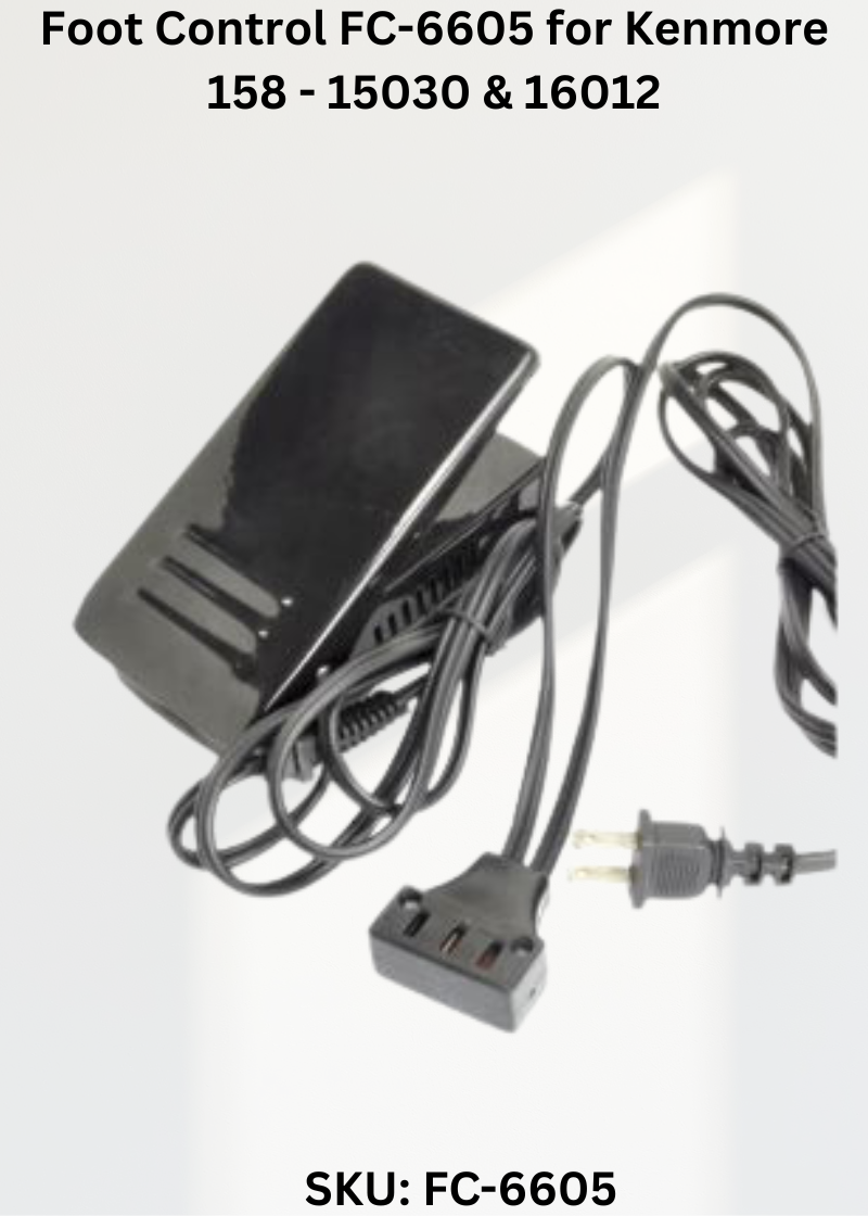 Foot Control — Fits Kenmore 158-15030, 16012
