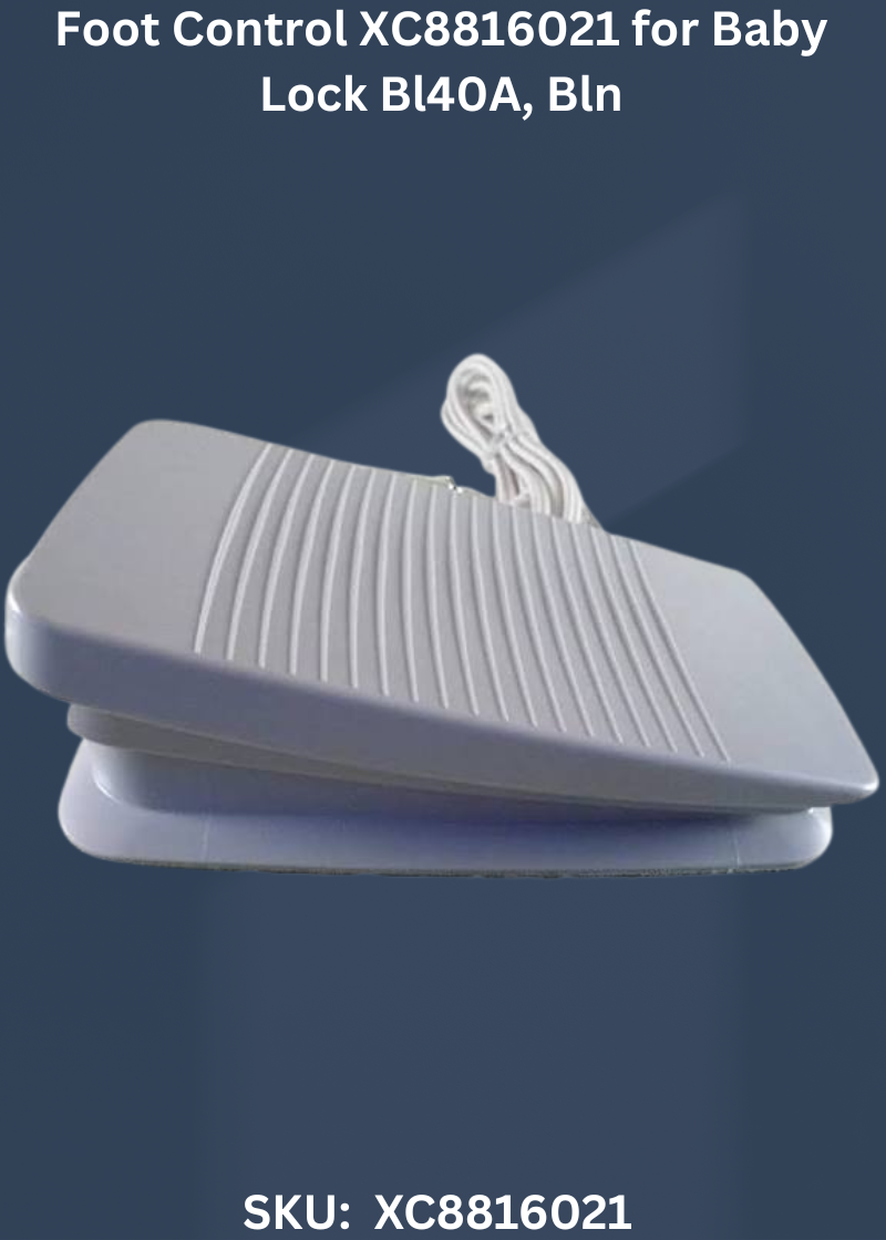 Foot Control XC8816021 — Fits Baby Lock BL40A, BLR2 & more