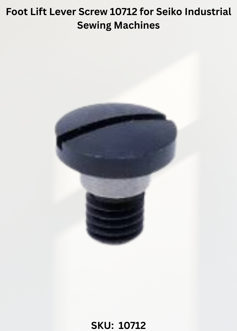 Foot Lift Lever Screw 10712 for Seiko Industrial Sewing Machines