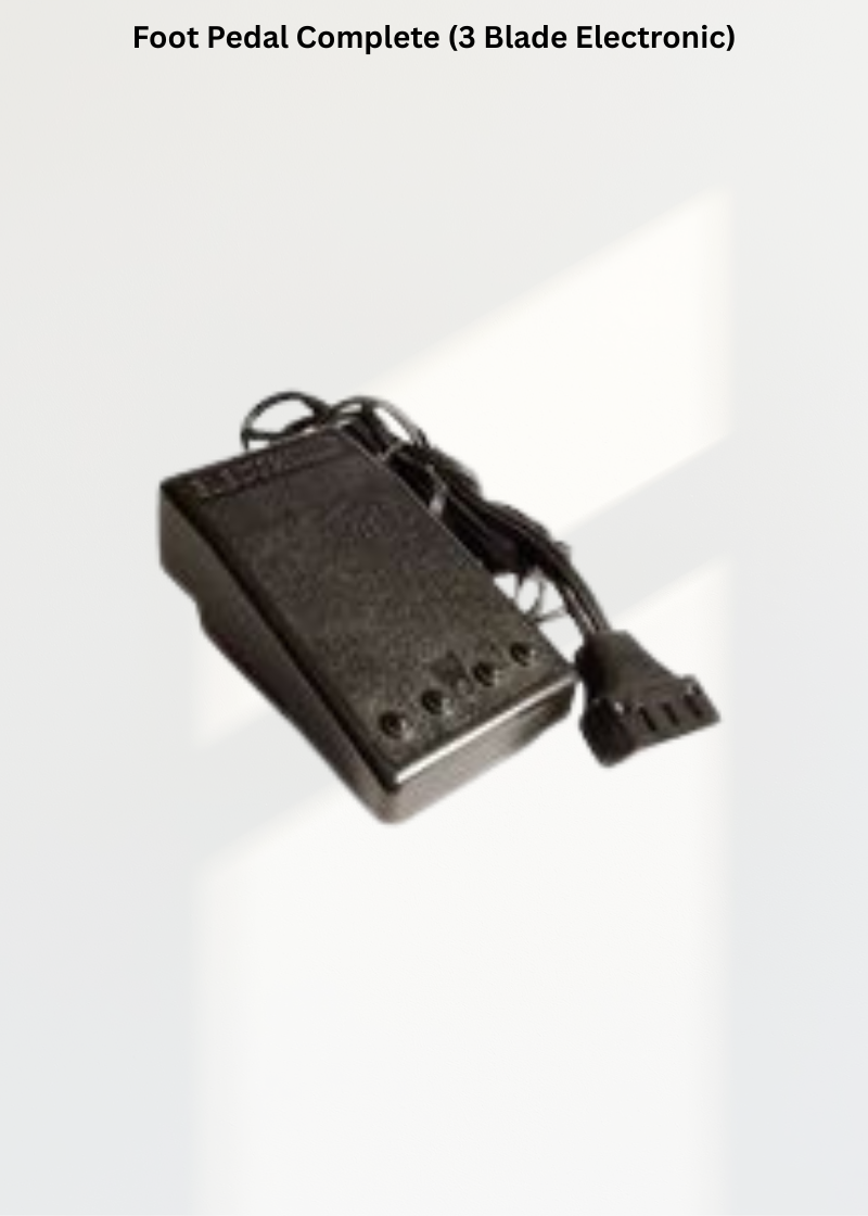 Foot Pedal Complete (3 Blade Electronic)