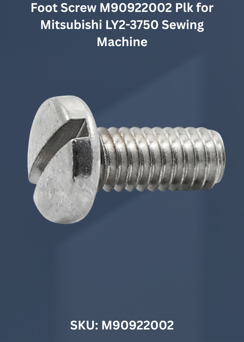 Foot Screw M90922002 Plk for Mitsubishi LY2-3750 Sewing Machine