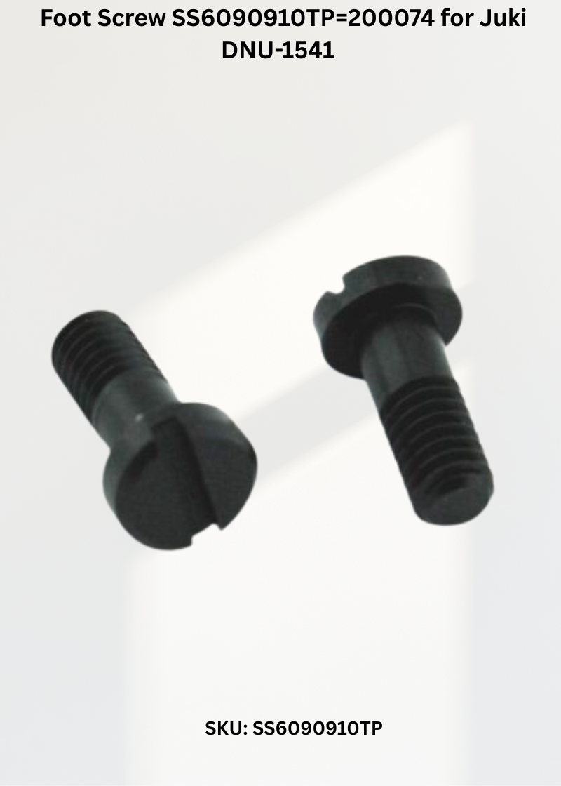 Genuine Outer Foot Screw SS6090910TP=200074 for Juki DNU-1541 Sewing Machine