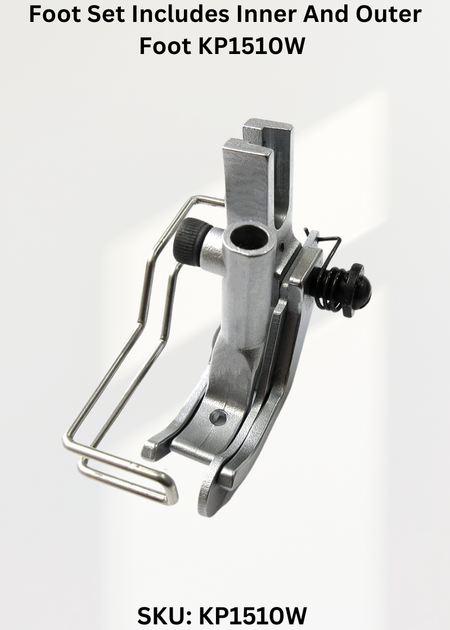 Foot Set Includes Inner And Outer Foot KP1510W for Juki LU-1510 Sewing Machine