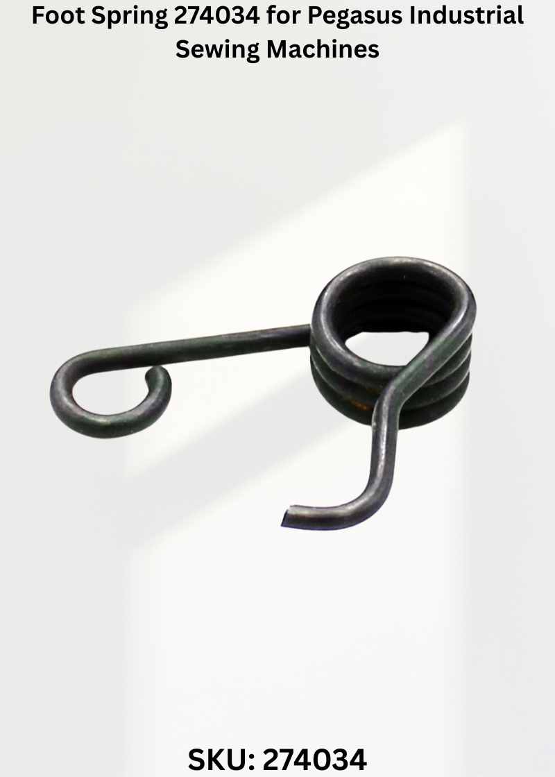 Foot Spring 274034 for Pegasus Industrial Sewing Machines