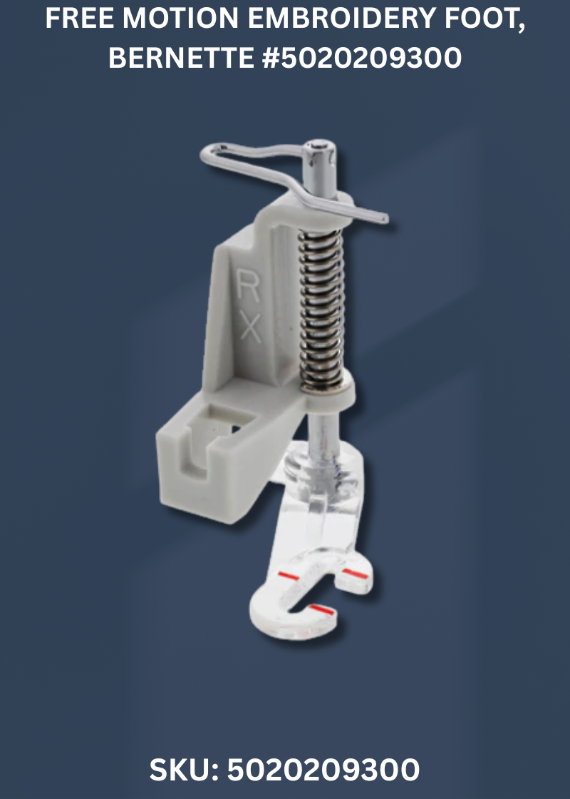 Free Motion Embroidery Foot for bernette 5020209300