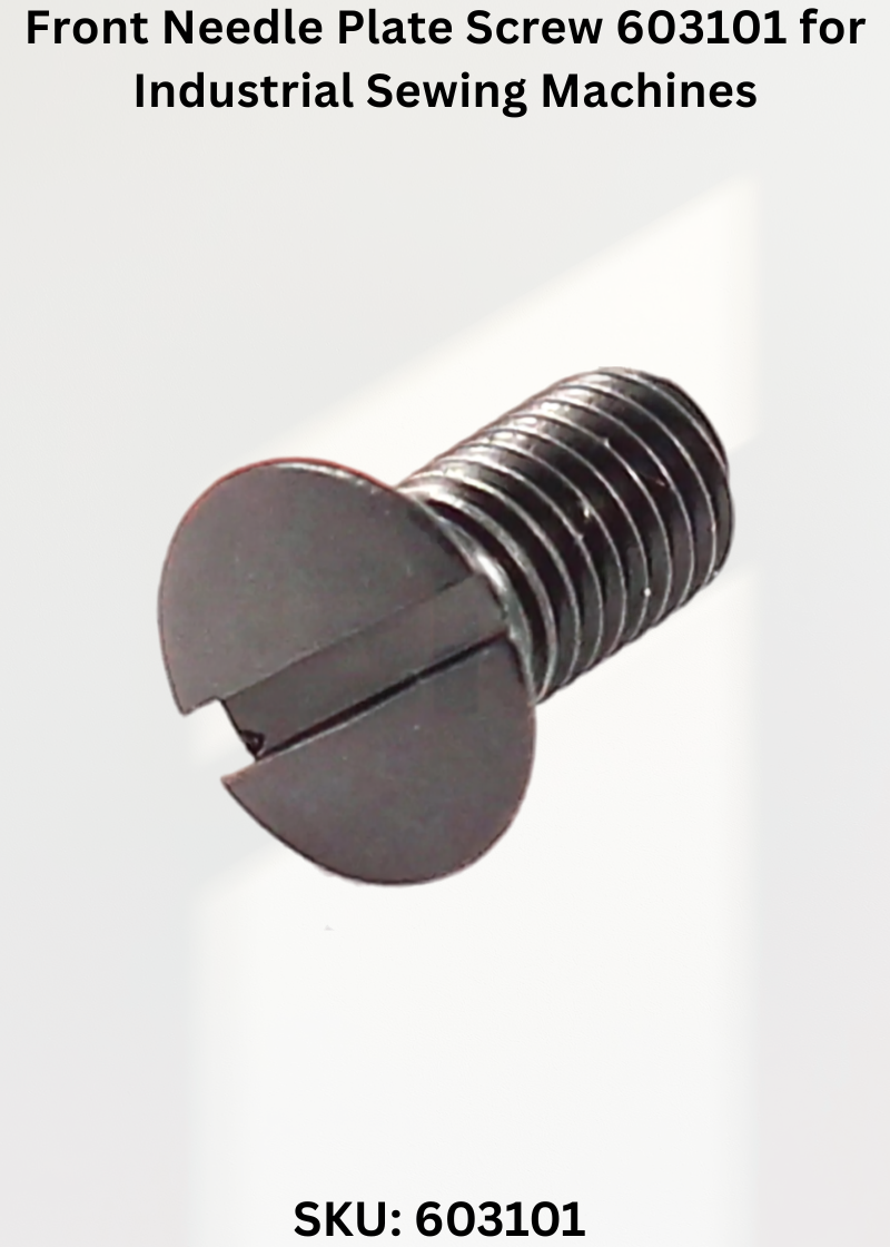Front Needle Plate Screw 603101 for Industrial Sewing Machines