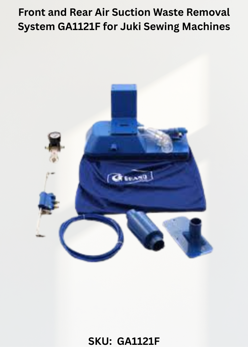 Front and Rear Air Suction Waste Removal System GA1121F for Juki Sewing Machines