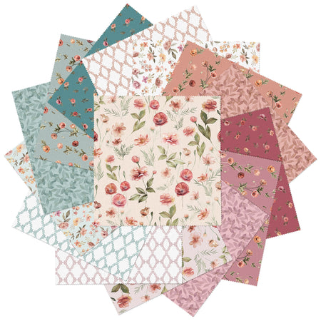 Garden of Affection 10" Squares - 42pc