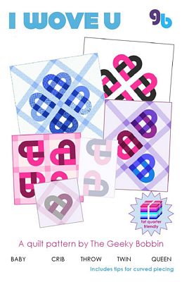 The Geeky Bobbin I Wove U Pattern