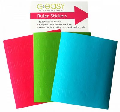 G.E. Designs G Easy Ruler Stickers / Quilters Tools & Accessory