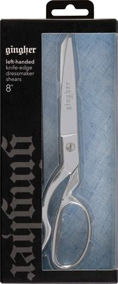 Gingher 8 in Left Handed Knife Edge Bent Trimmers