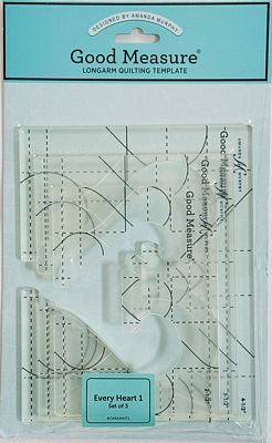 Good Measure Amanda Murphy 1/4in (6mm) Every Heart 1 Templates