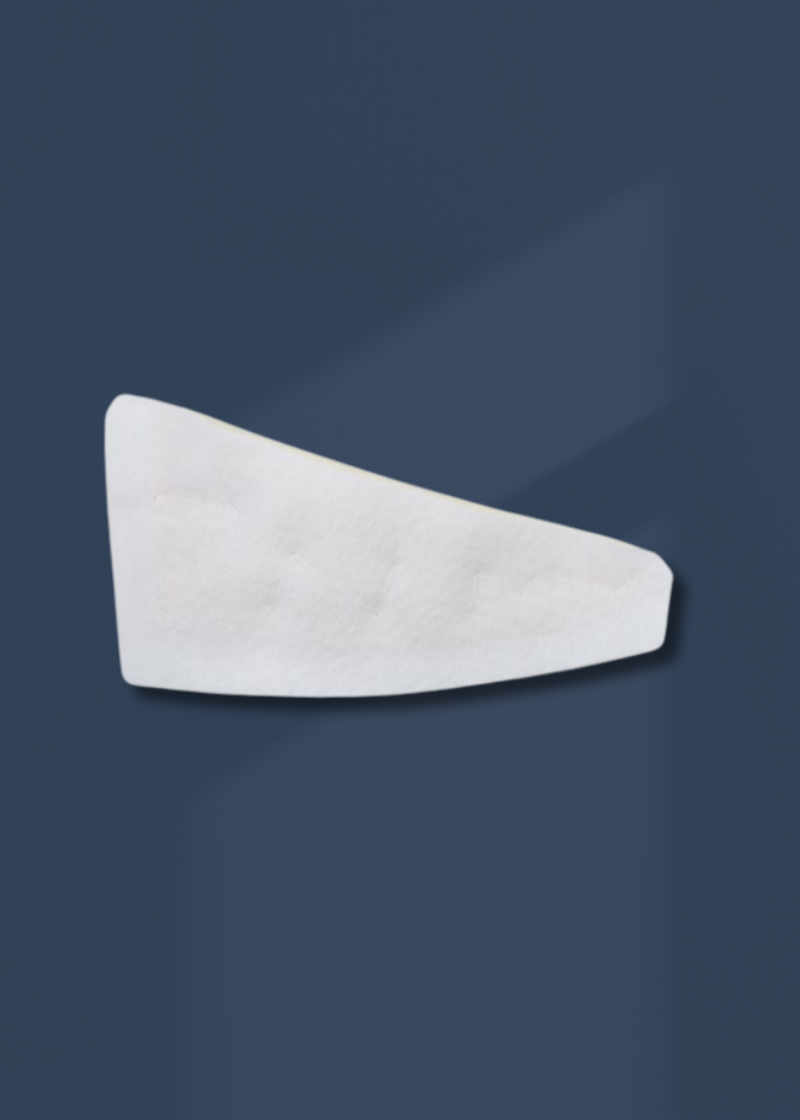 Garment Alteration Pads - 1" Thick x 4 3/4" x 10" - 1 Pair/Pack - White