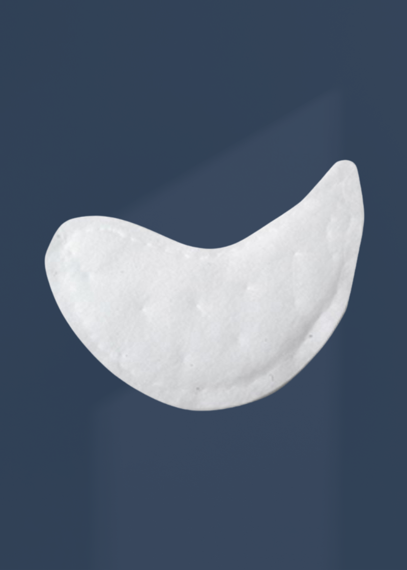 Garment Chest Pads - 1/4" Thick x 10 1/2" - 1 Pair/Pack - White