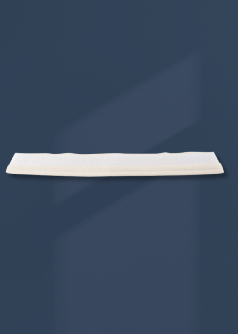 Garment Sleeve Heads W/ Muslin Cover - 15" x 2" - 1 Pair/Pack - White