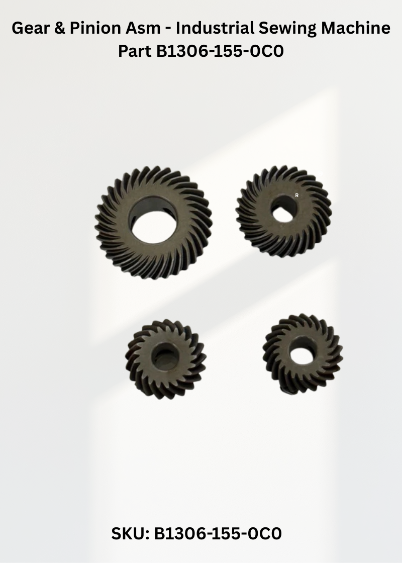 Gear & Pinion Asm - Industrial Sewing Machine Part B1306-155-0C0