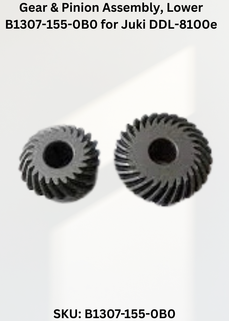 Gear & Pinion Assembly, Lower B1307-155-0B0 for Juki DDL-8100e