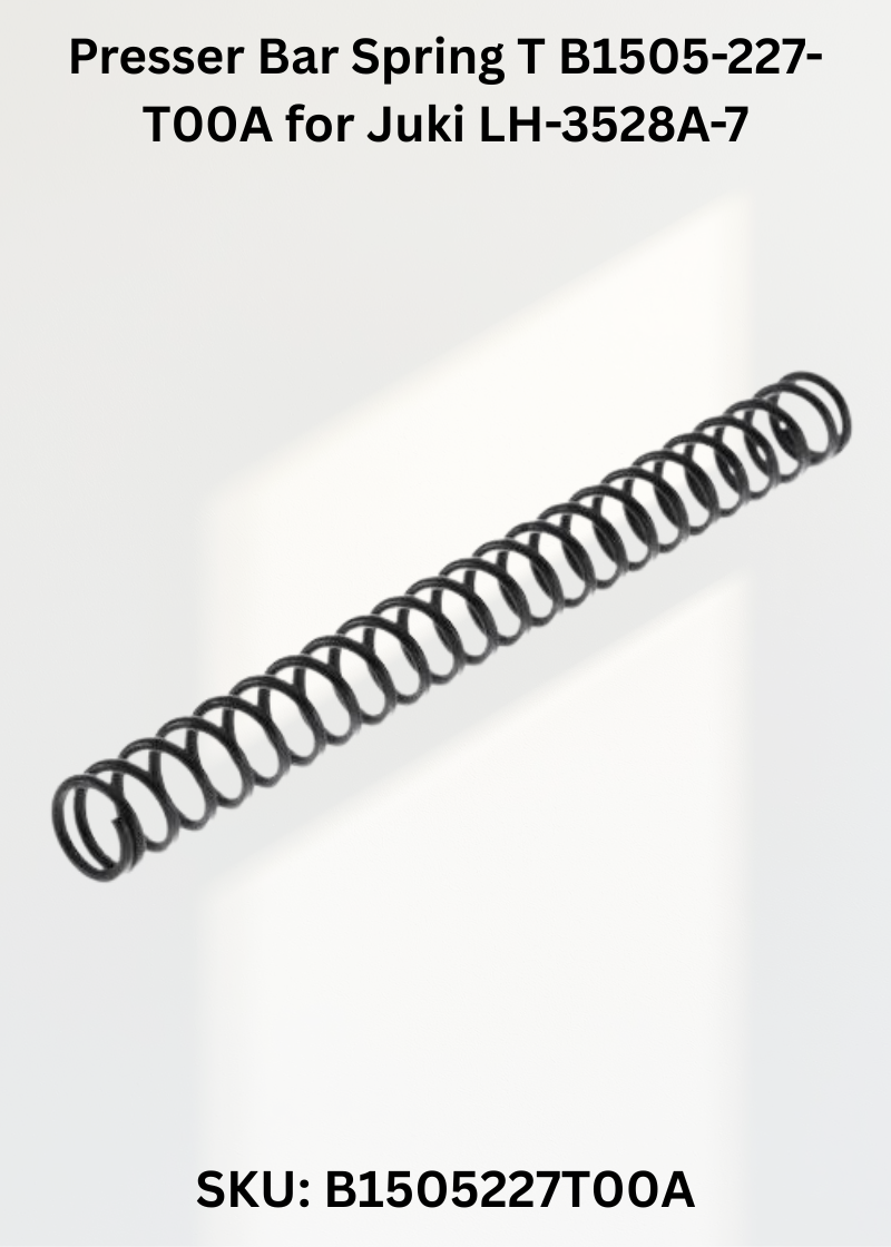 Genuine Presser Bar Spring T B1505-227-T00A for Juki LH-3528A-7 Sewing Machine