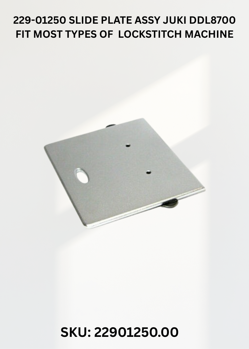 Genuine Slide Plate Assembly 22901250 for Juki DDL-8700-7 and Juki DDL-8700 Sewing Machines