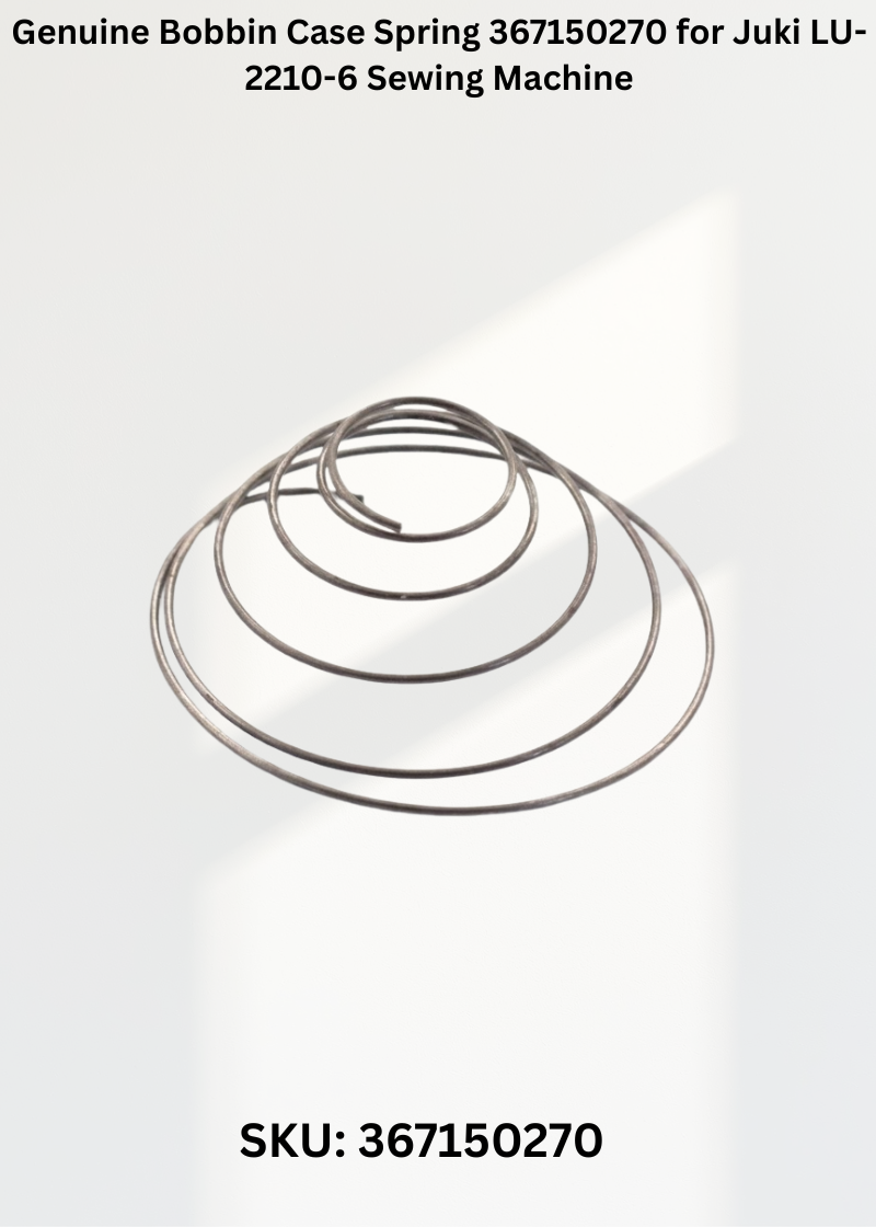 Genuine Bobbin Case Spring 367150270 for Juki LU-2210-6 Sewing Machine