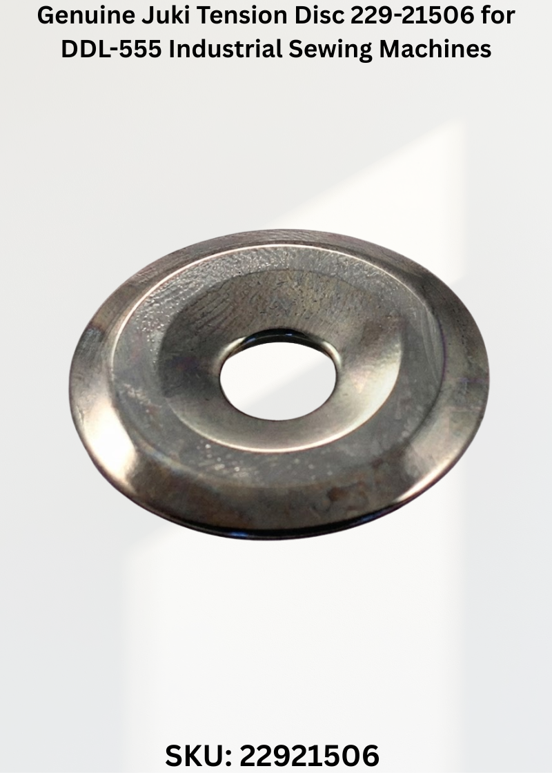 Genuine Juki Tension Disc 229-21506 for DDL-555 Industrial Sewing Machines