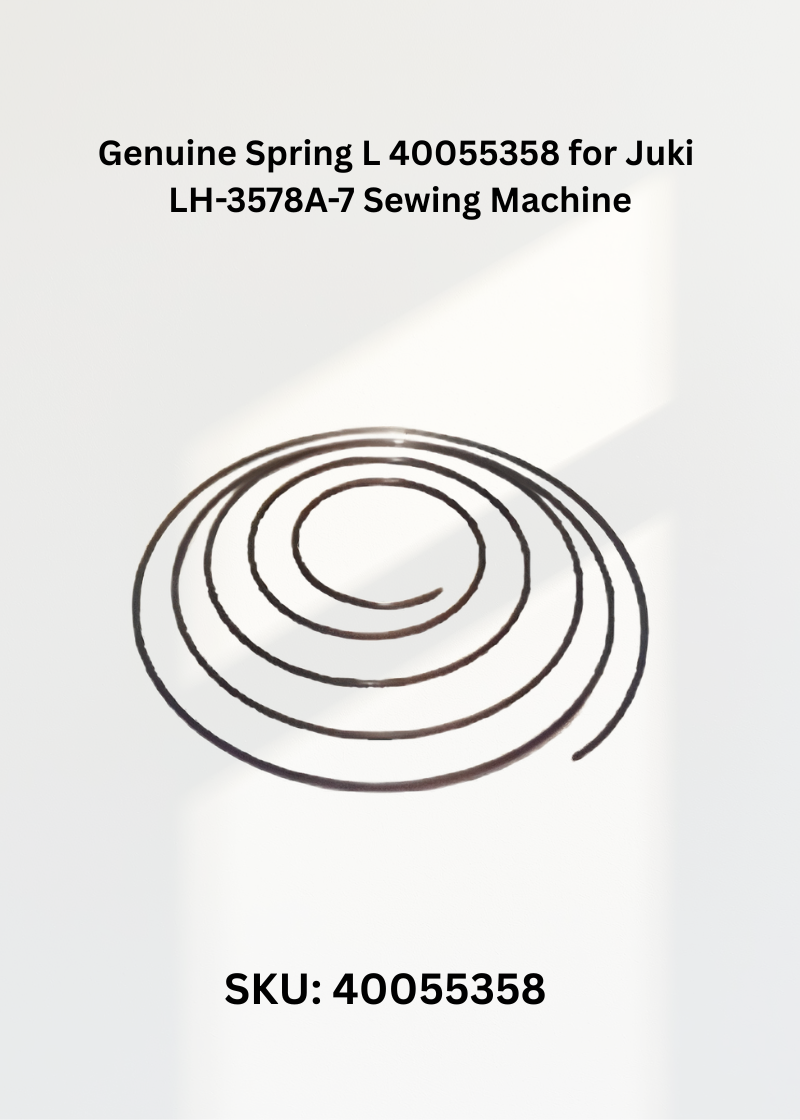 Genuine Spring L 40055358 for Juki LH-3578A-7 Sewing Machine