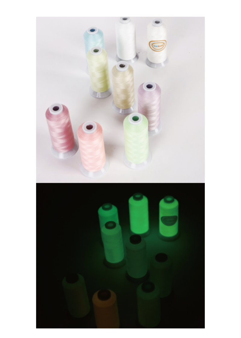 Glow-in-dark Embroidery Thread