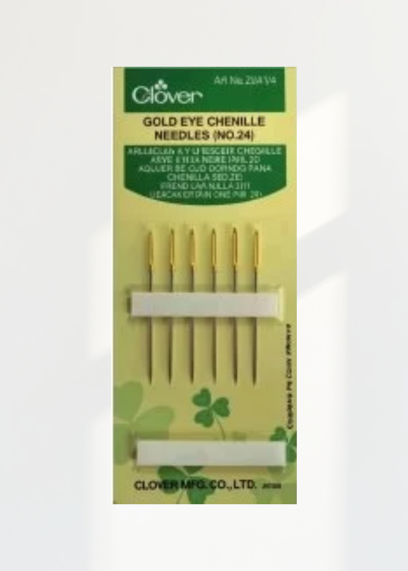 Gold Eye Chenille Needles #24 CN-234/24 — Clover Needlecraf