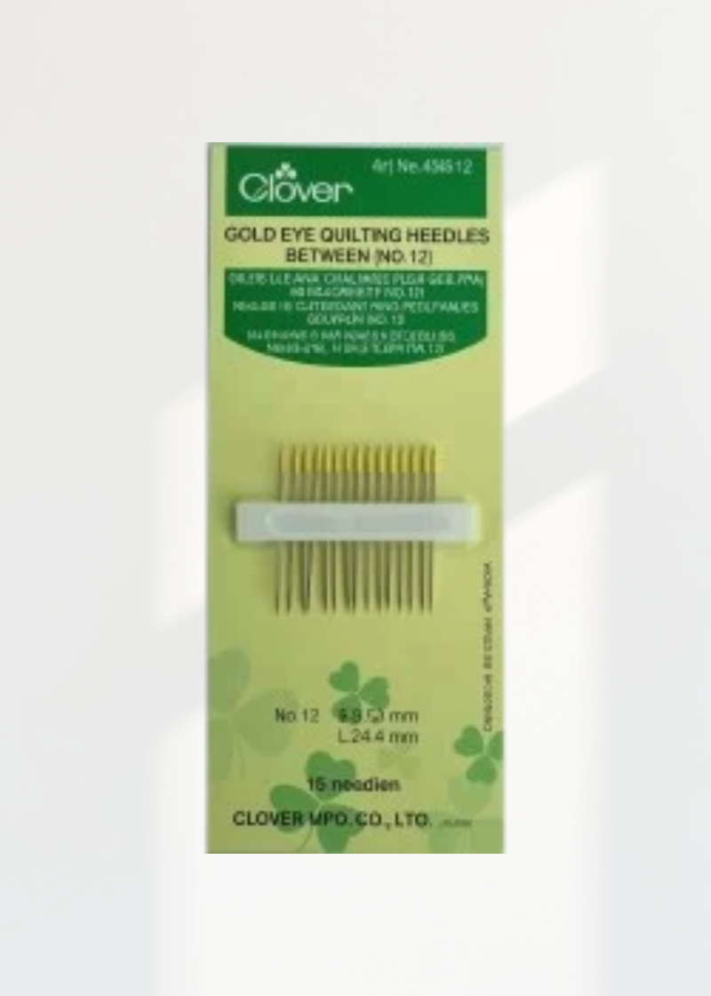 Gold Eye Quilting Needles #12 CN-496/12 — Clover Needlecraft