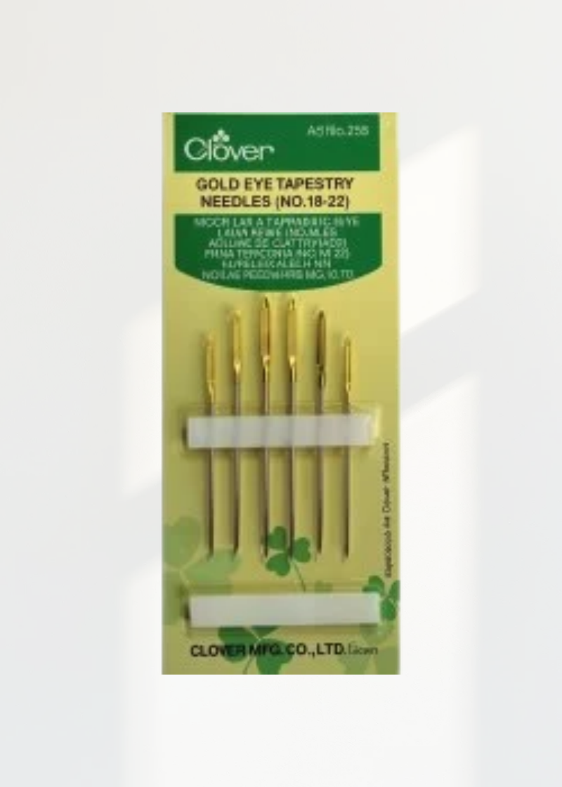 Gold Eye Tapestary Needles #18 CN-238 — Clover Needlecraft