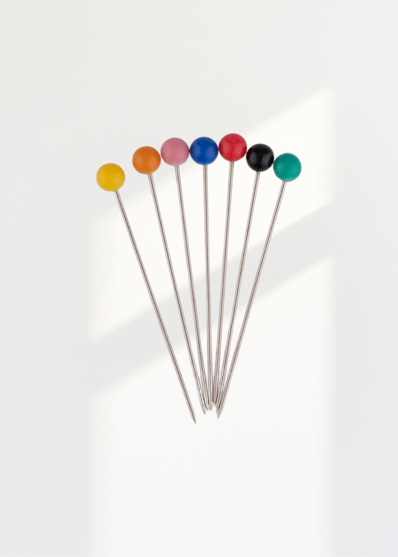 Grabbit Refill Steel Sewing Pins - 1 1/2" - 80/Pack - Assorted Colors