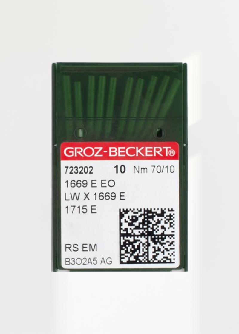 Groz-Beckert Regular Blind Stitch Industrial Machine Needle - 1669 E EO, LWx1669 E, 1715 E - 10/Pack