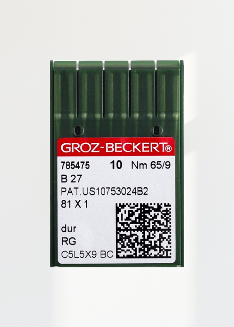 Groz-Beckert Regular Point Industrial Machine Needles - B 27, 81x1, DCx27 - 10/Pack