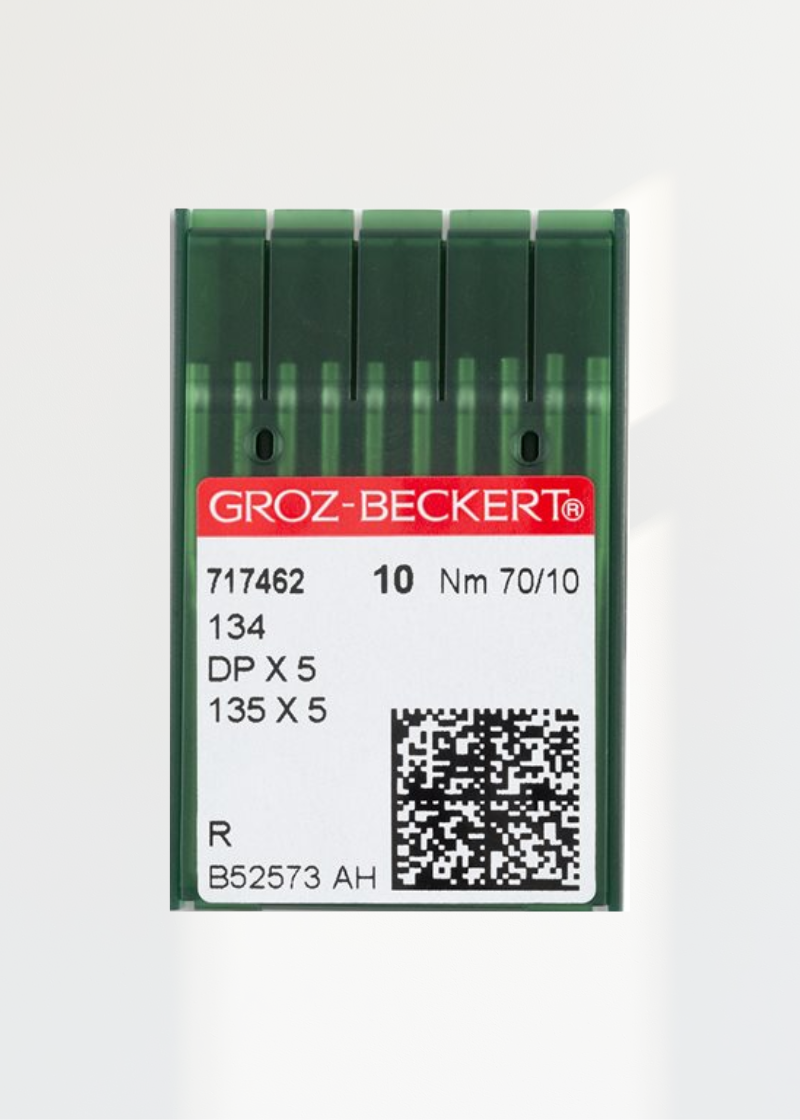 Groz-Beckert Regular Point Straight Stitch Industrial Machine Needles - 134, DPx5, 135x5 - 10/Pack