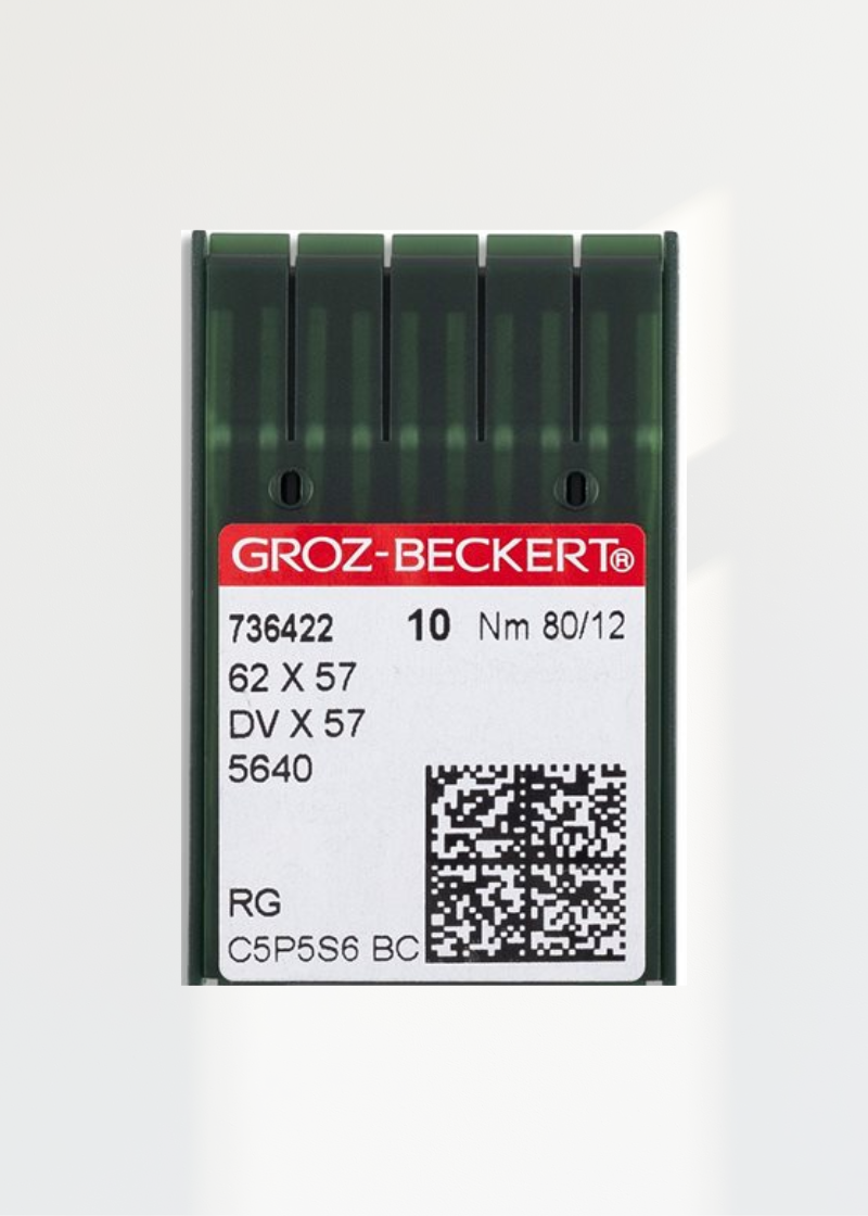 Groz-Beckert Regular Point Straight Stitch Industrial Machine Needles - 62x57, DVx57, 5640 - 10/Pack