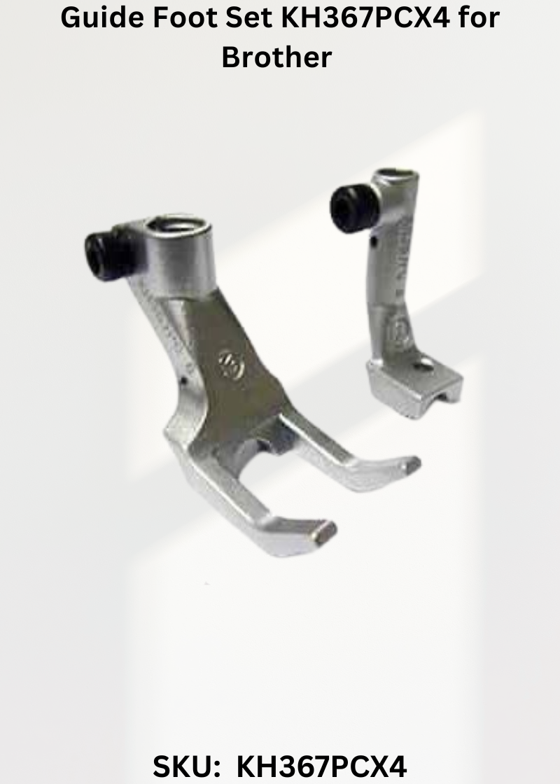 Guide Foot Set KH367PCX4 for Brother LS2-B891 and Brother LS2-B892 Sewing Machines