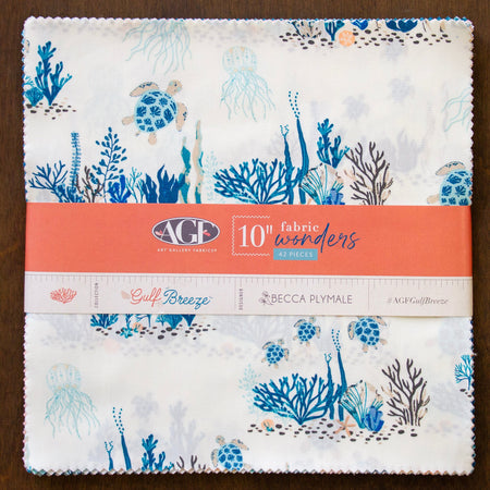 Gulf Breeze 10" Fabric Squares - 42 pc