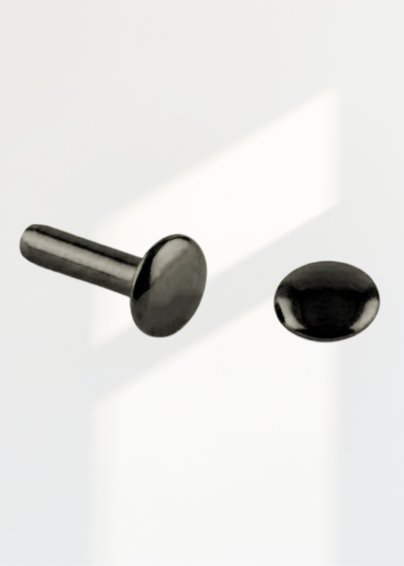 Extra Long Double Cap Rivets Bag Hardware - 5/16" (8mm) X 1/2" - 25 Sets/Pack