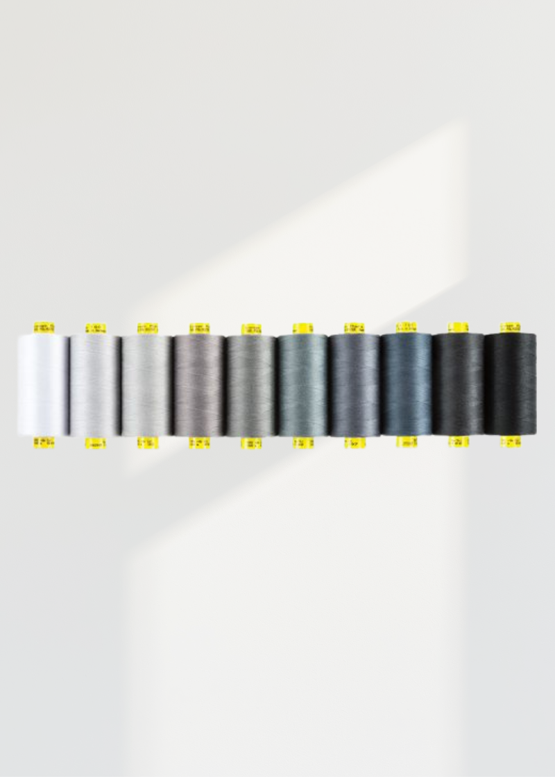 Gutermann Mara 100 All Purpose Thread Color Tones Pack – Tex 30, 1,093 Yards, 10-Pack, Day to Night