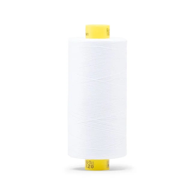 Gutermann Mara 120 Poly Core Thread – Poly-Wrapped Polyester, Tex 25, 1,093 Yards