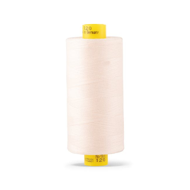 Gutermann Mara 120 Poly Core Thread – Poly-Wrapped Polyester, Tex 25, 1,093 Yards