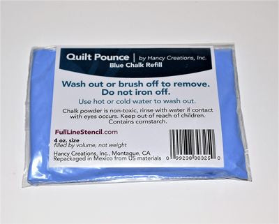 Full Line Stencil Blue Chalk Refill 4oz