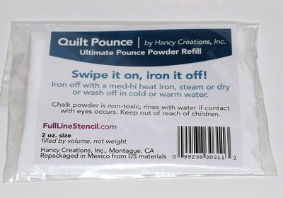 Full Line Stencil Ultimate White Chalk Refill 2oz