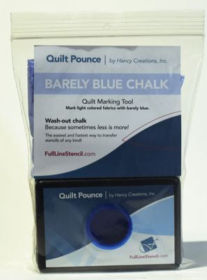 Full Line Stencil Barely Blue Quilt Pounce Pad
