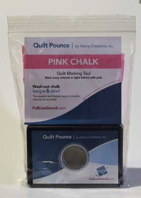 Full Line Stencil Pink Quilt Pounce Pad