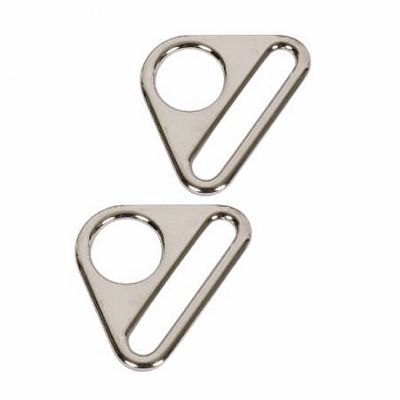 Patterns by Annie Tri-Ring fl 1.5in Nickel 2pc