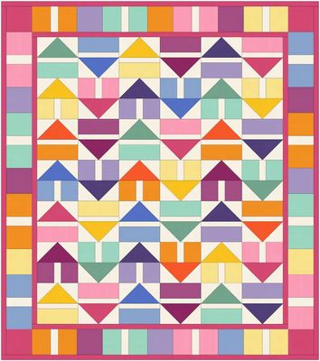 HBL Designs Candy House Quilt Pattern