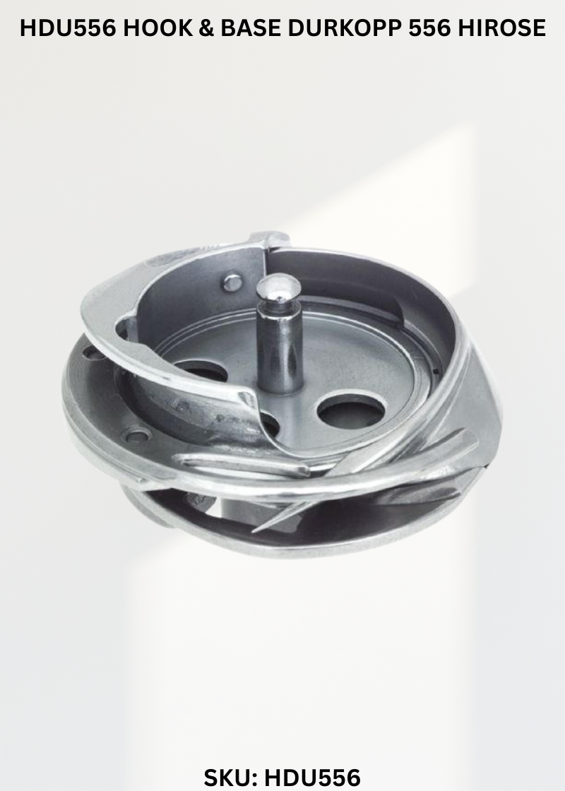 Hook and Base Hirose HDU556 for Durkopp Adler 556, 557 and 558 Sewing Machines