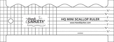 HandiQuilter Mini Scallop Ruler