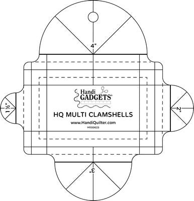 HandiQuilter Multi Clamshell Ruler